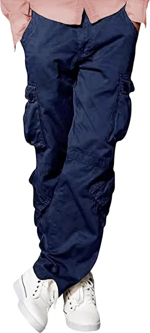 Skylinewears Men’s Wild Cargo Pants - Tactical Military Combat Pants, Lightweight 8-Pocket Outdoor Work Trousers