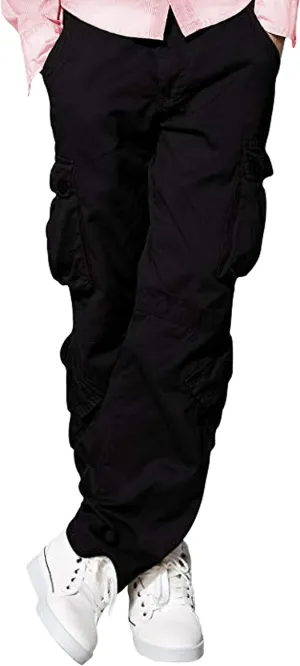 Skylinewears Men’s Wild Cargo Pants - Tactical Military Combat Pants, Lightweight 8-Pocket Outdoor Work Trousers