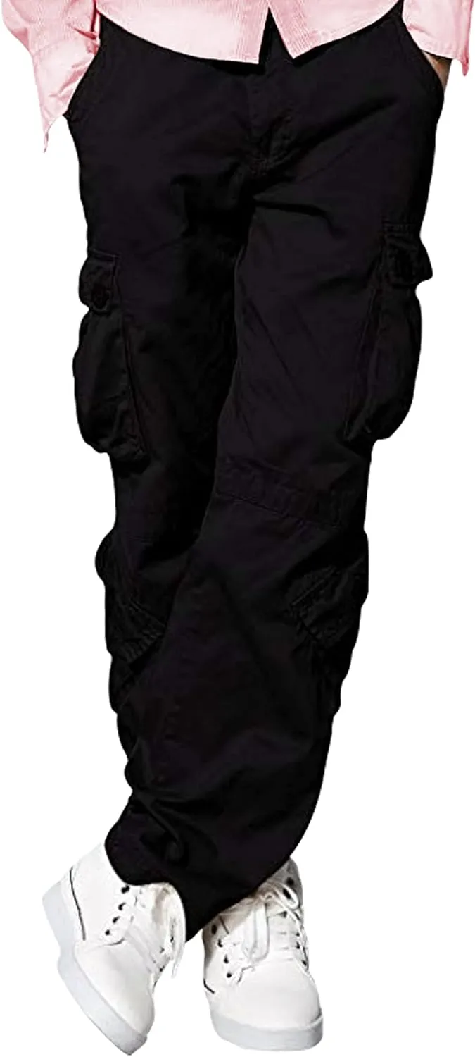 Skylinewears Men’s Wild Cargo Pants - Tactical Military Combat Pants, Lightweight 8-Pocket Outdoor Work Trousers