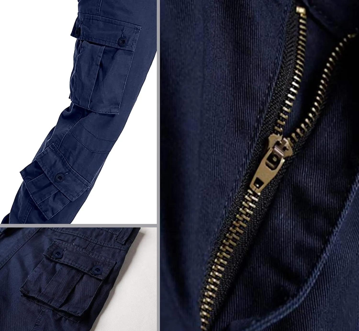 Skylinewears Men’s Wild Cargo Pants - Tactical Military Combat Pants, Lightweight 8-Pocket Outdoor Work Trousers