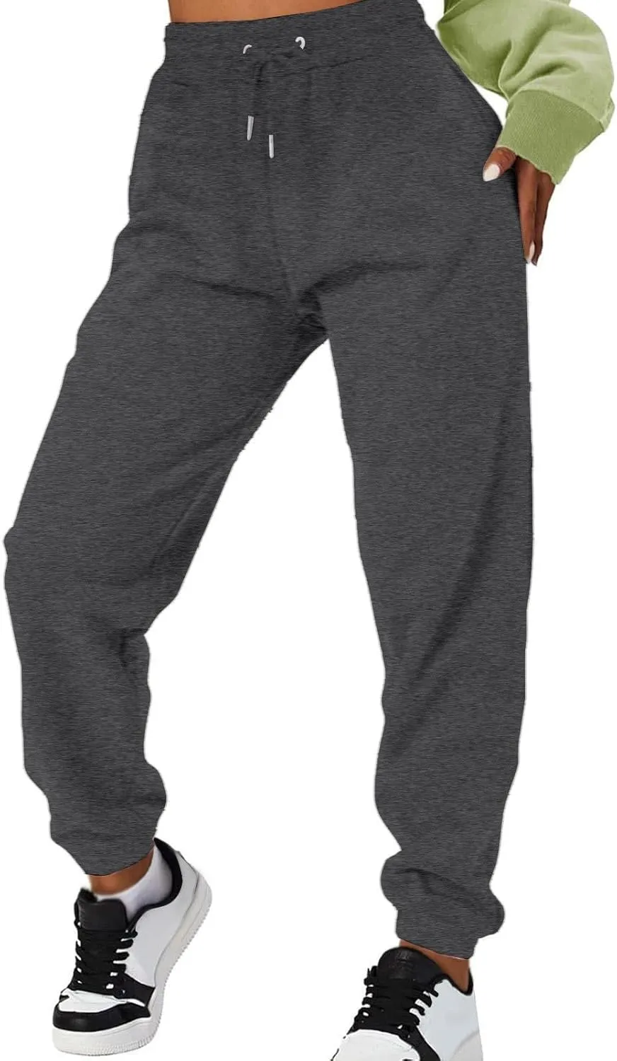 Straight Leg Sweatpants for Women Workout High Waisted Yoga Pants with Pockets High Waisted Casual Trousers Jogger