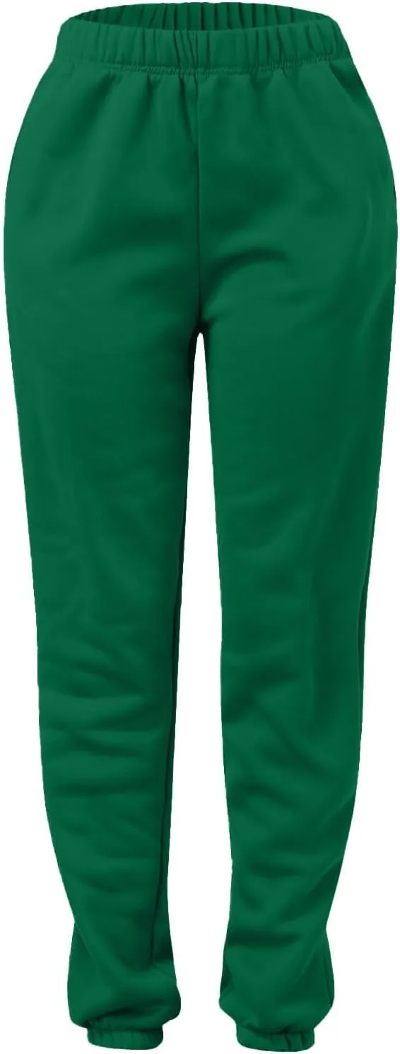 Straight Leg Sweatpants for Women Workout High Waisted Yoga Pants with Pockets High Waisted Casual Trousers Jogger