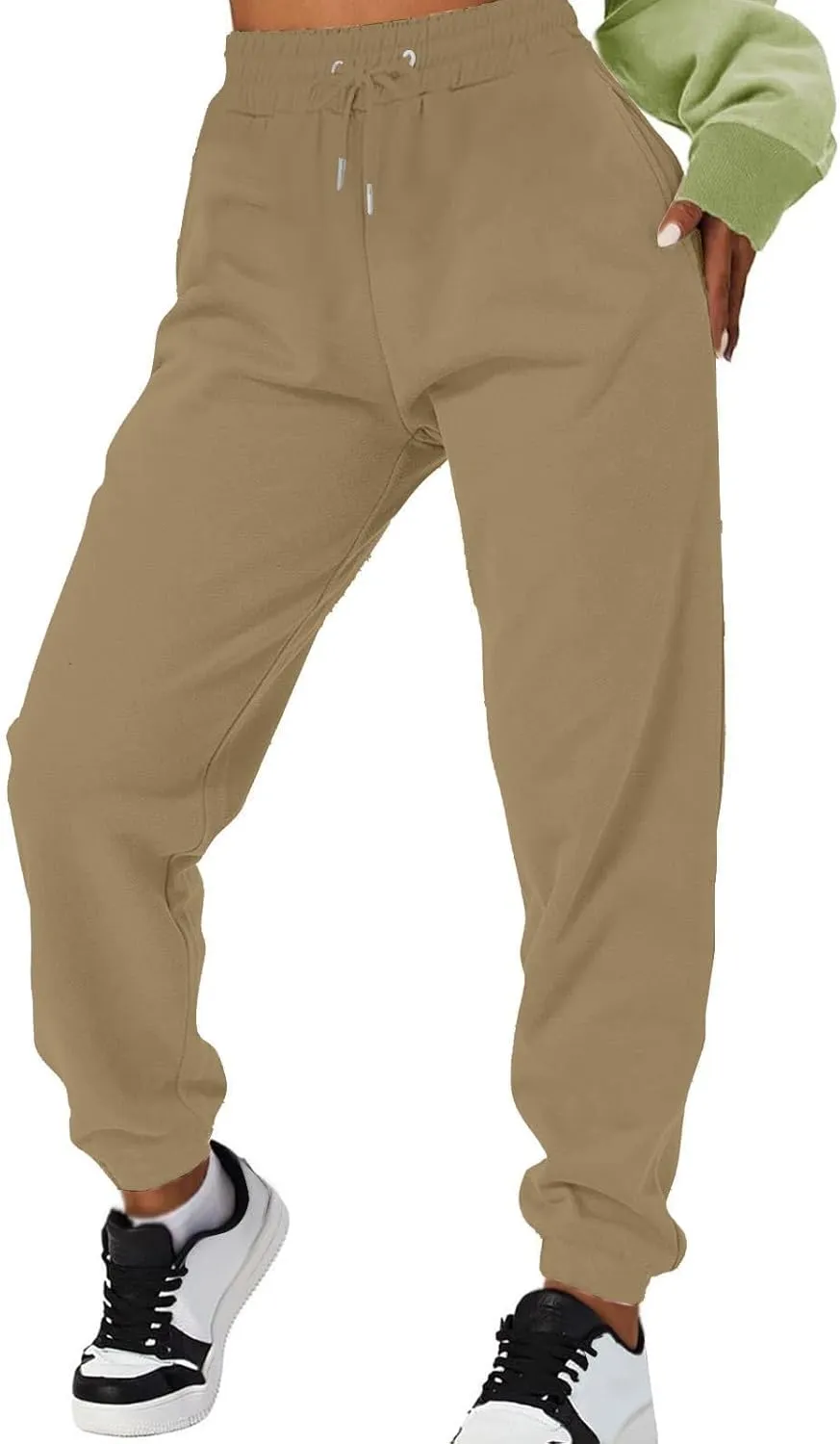 Straight Leg Sweatpants for Women Workout High Waisted Yoga Pants with Pockets High Waisted Casual Trousers Jogger