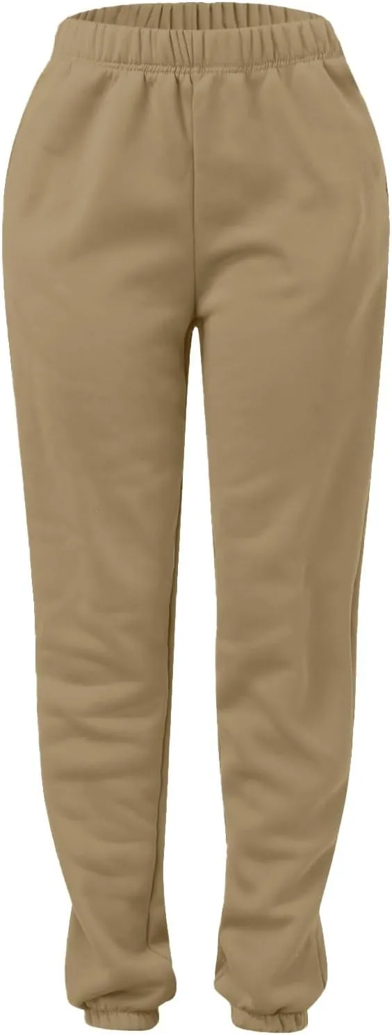 Straight Leg Sweatpants for Women Workout High Waisted Yoga Pants with Pockets High Waisted Casual Trousers Jogger