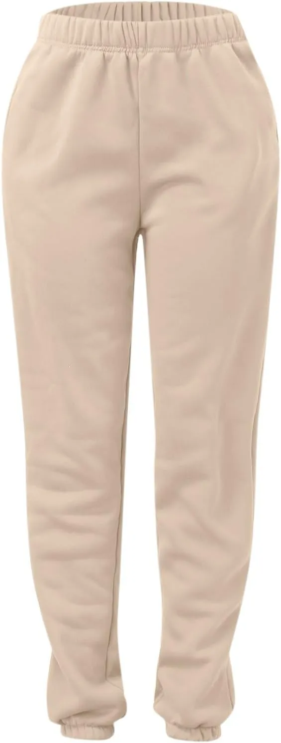 Straight Leg Sweatpants for Women Workout High Waisted Yoga Pants with Pockets High Waisted Casual Trousers Jogger