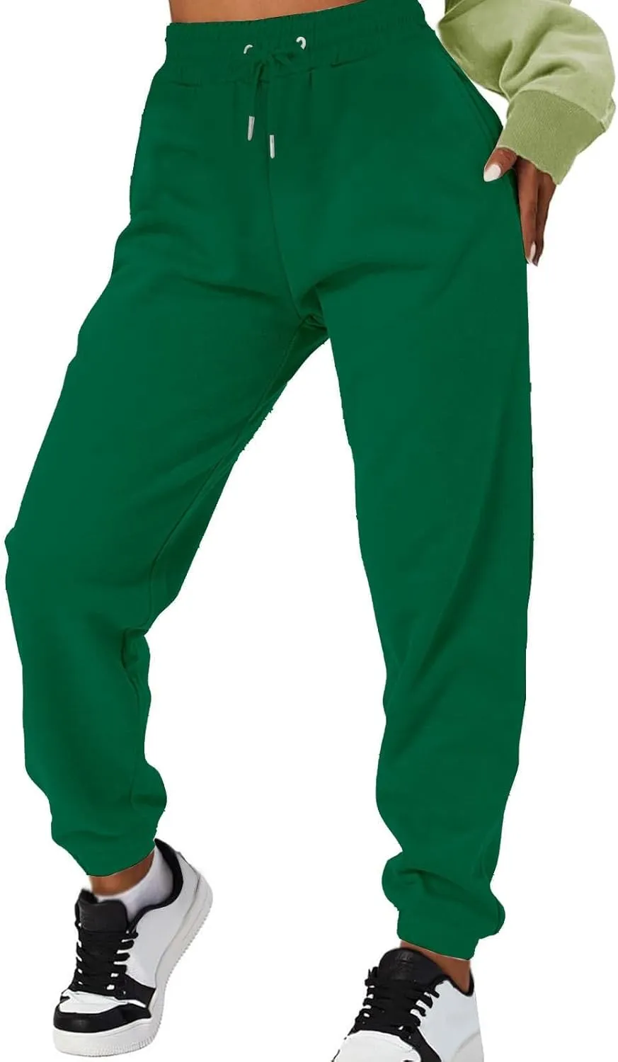 Straight Leg Sweatpants for Women Workout High Waisted Yoga Pants with Pockets High Waisted Casual Trousers Jogger