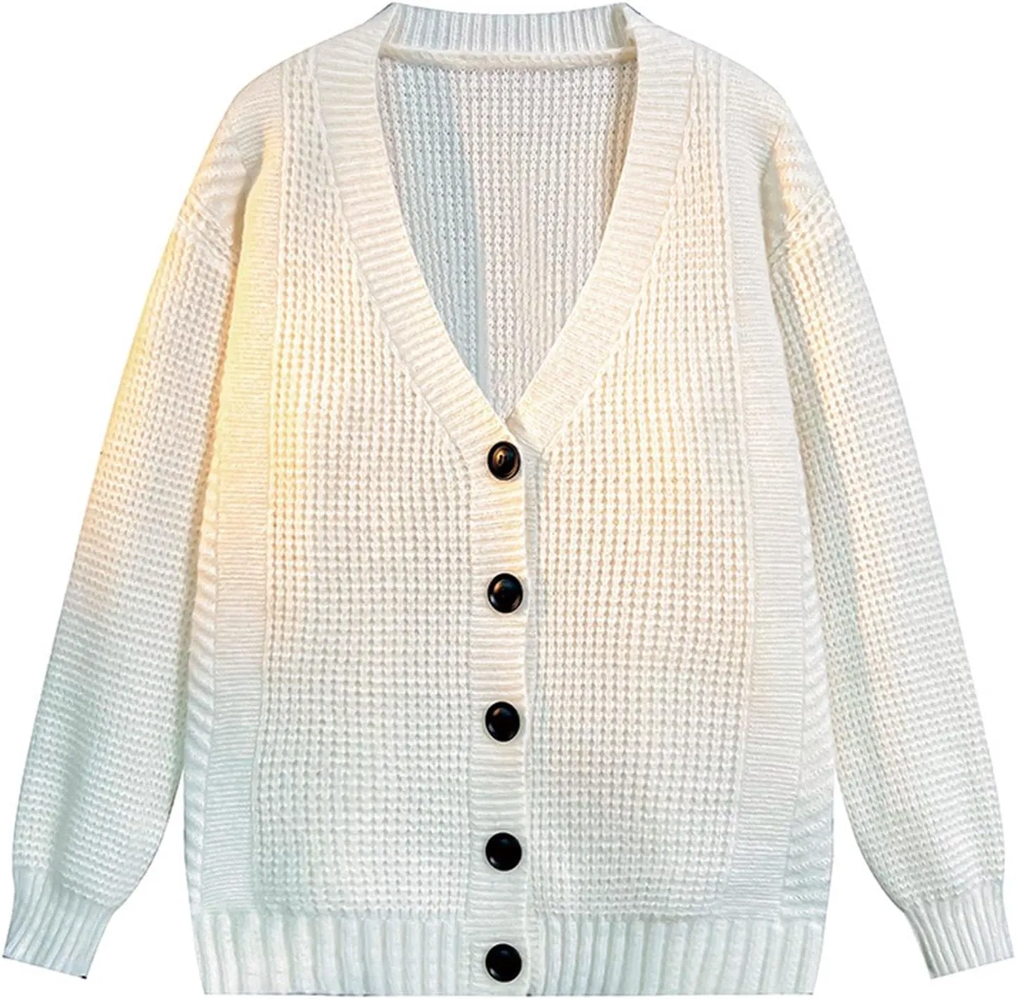 SUWBMHWE Zulmaliu Mens 2024 Casual Long Sleeve Cardigan Sweater Shawl Collar Button Down Ribbed Knit Sweaters Outerwear