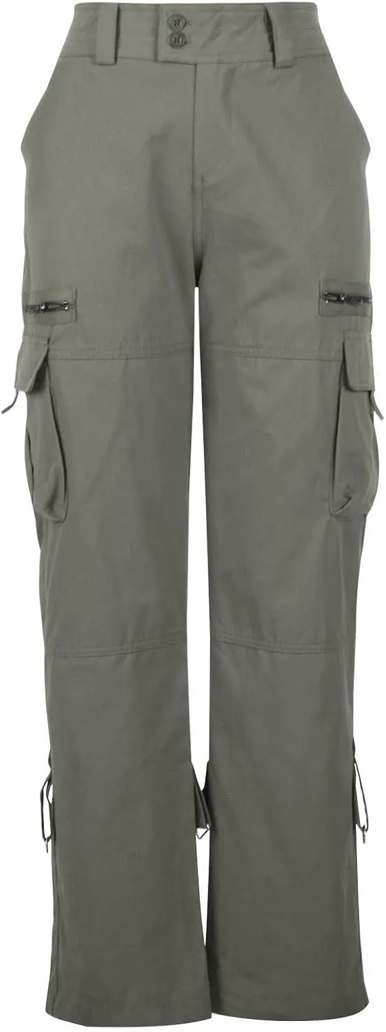 TANGNADE Women's High Rise Straight Leg Y2K Streetwear Cargo Pants Baggy Pants with Pocket Summer Pants for Women 2024