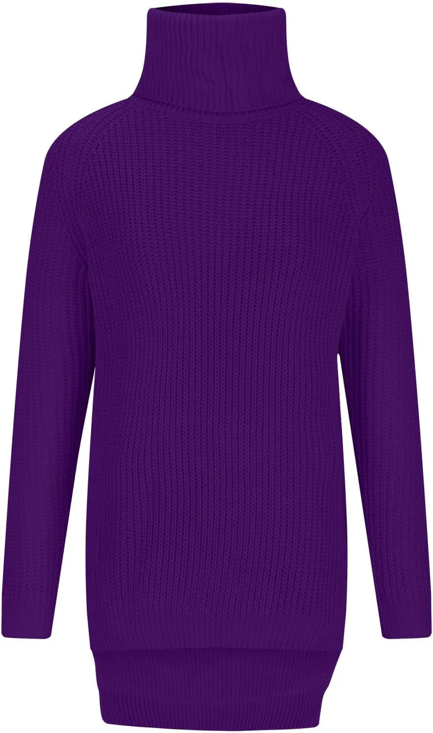 Turtleneck Tops for Women Long Sleeve Knitted Sweater Casual Fitted Sweater Fall Winter Fashion Sweaters Outfits