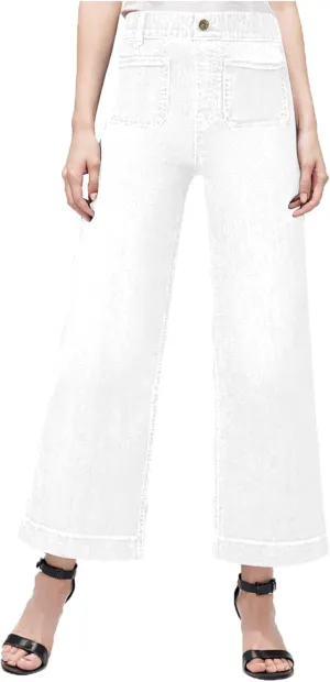 Wide Leg Pants for Women Plus Size Jeans High Waisted Denim Pants A Line Jean Pants Loose Fit Trousers Stretch Pants