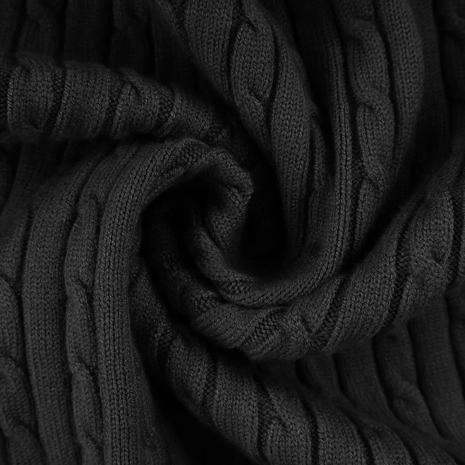 Winter Pullover Sweaters for Men Business Casual Crewneck Sweater Cable Knit Sweater Warm Long Sleeve Sweater