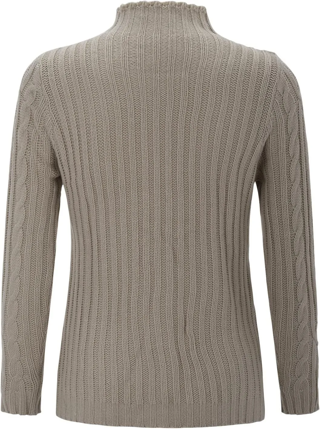 Women Turtleneck Shirt Winter Knitted Wool Knit Bottom Female Long Sleeve Thick Loose Pullover Womens Fall Fashion