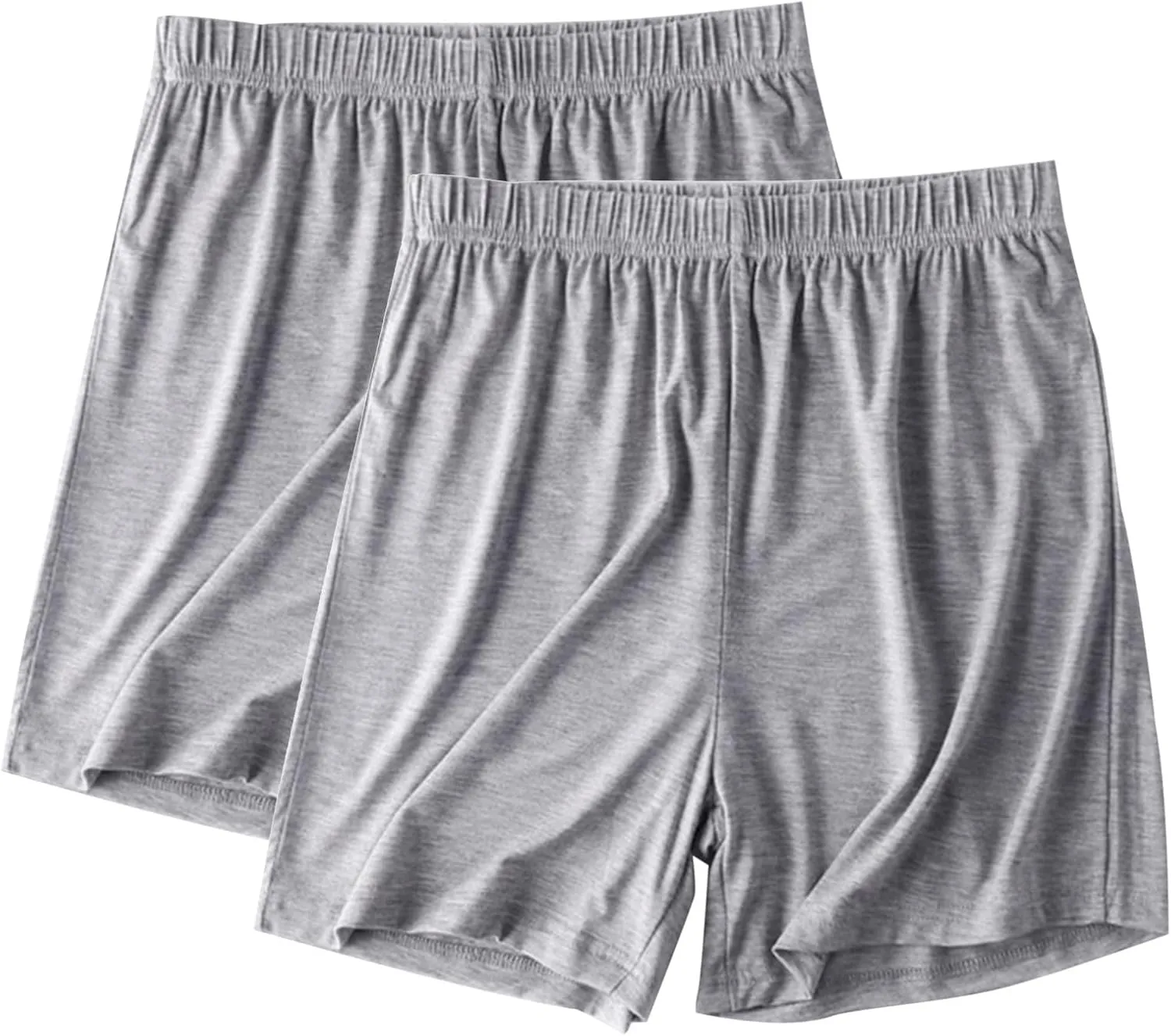 Womens 2Pack Pajama Shorts Casual Lounge Shorts Elastic High Waisted Sleep Shorts Soft Comfort Pj Bottoms M-4XL