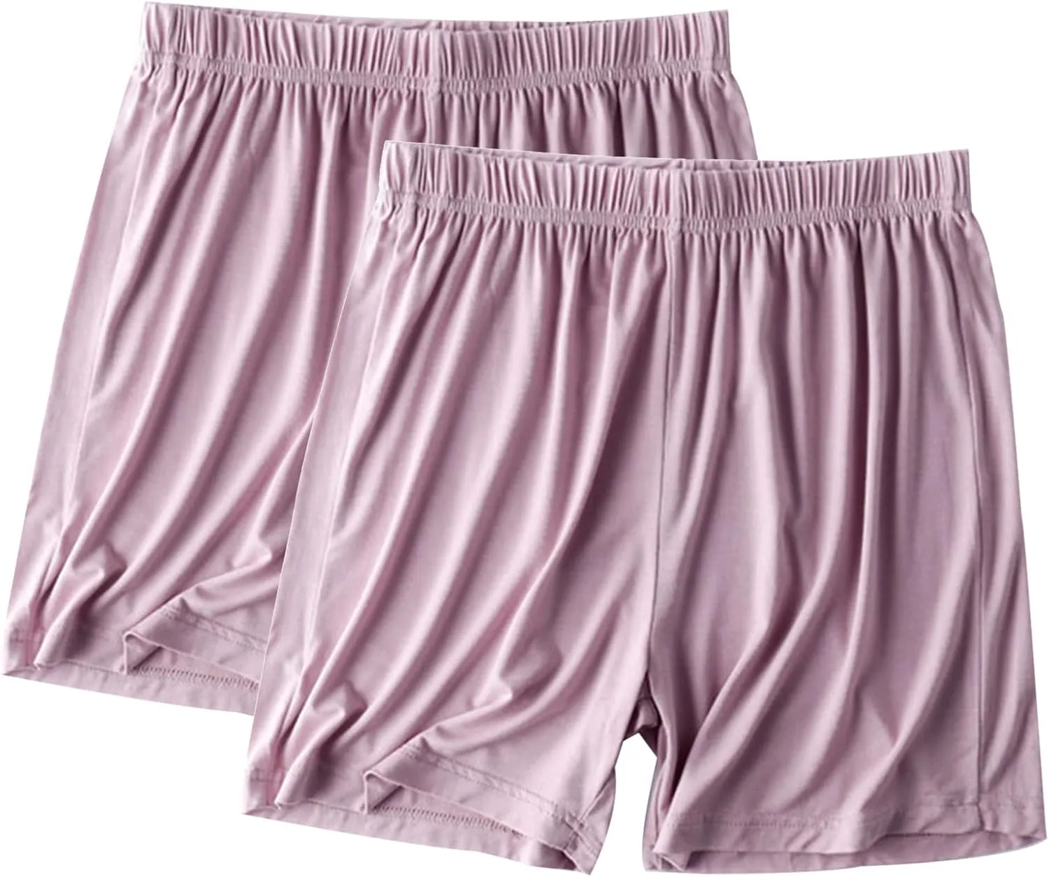 Womens 2Pack Pajama Shorts Casual Lounge Shorts Elastic High Waisted Sleep Shorts Soft Comfort Pj Bottoms M-4XL