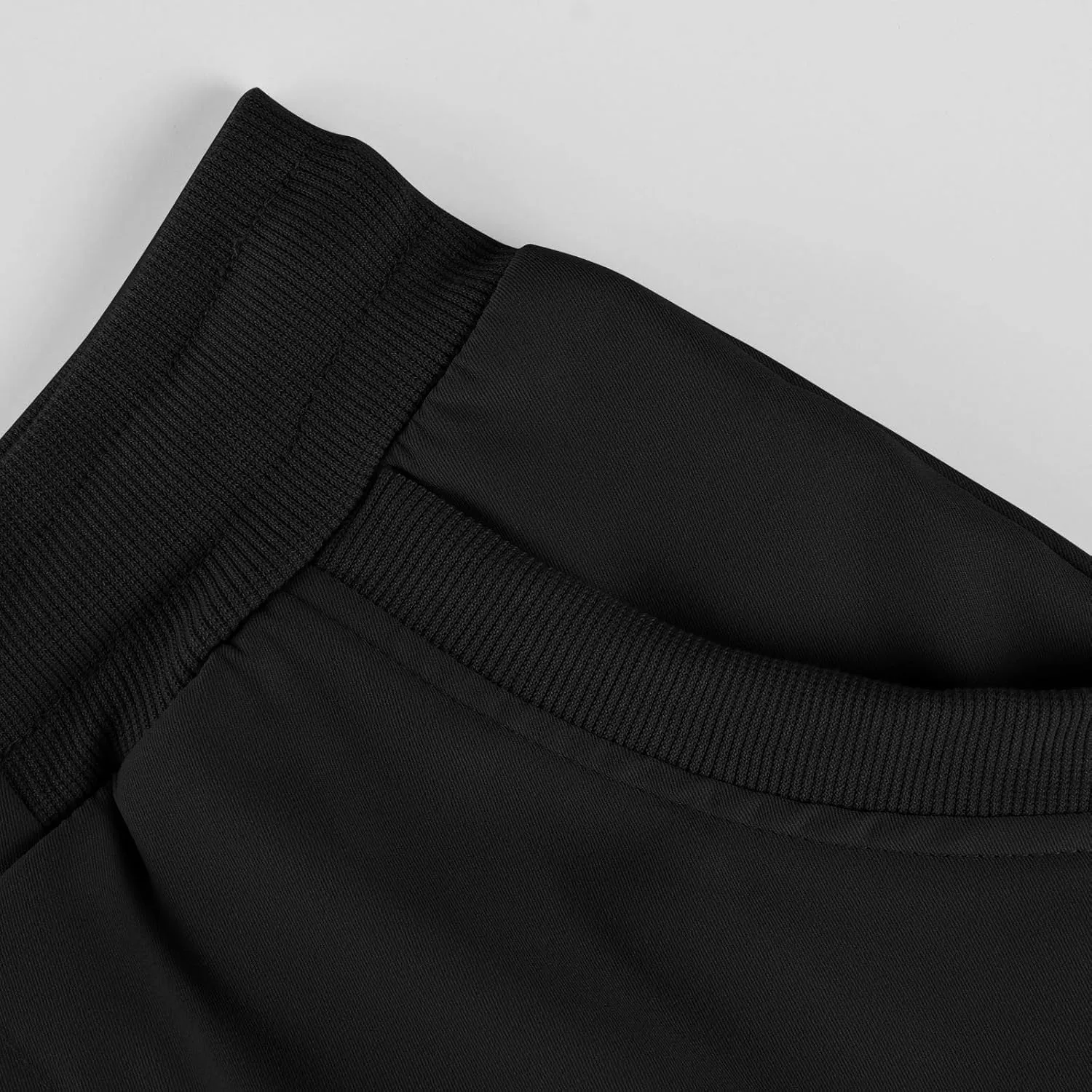 Womens Cargo Pants Casual Loose Hiking Pants Drawstring High Waisted Cropped Pants Trendy Cargo Joggers with Pockets
