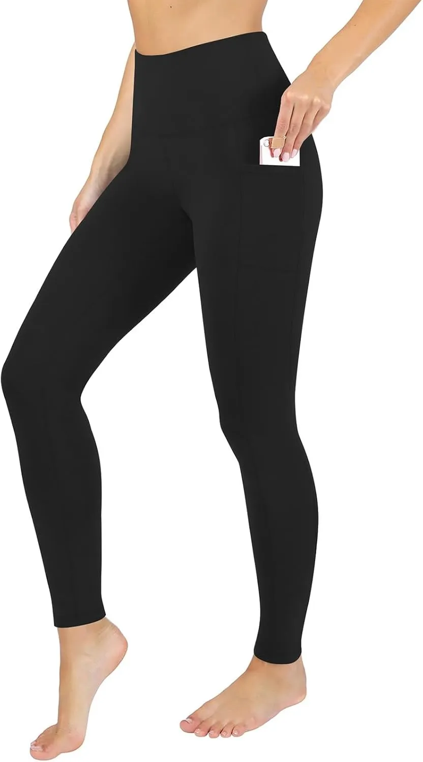 Womens Leggings with Pockets Workout Sports Running Athletic Pants Soft High Waist Yoga Pants Comfy Leggings Pants