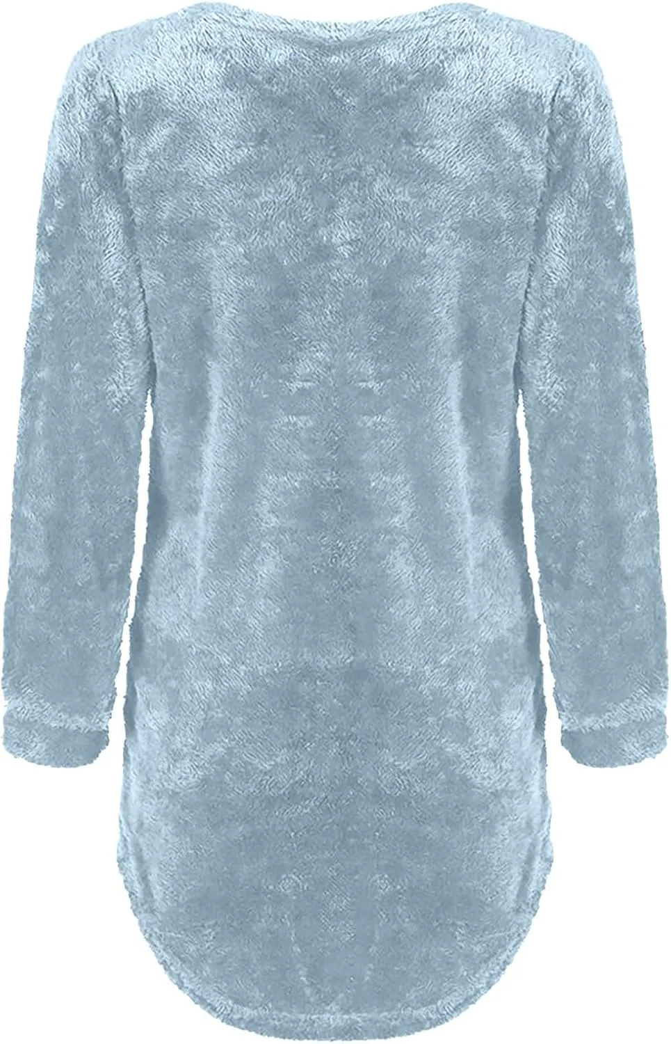 Womens Oversized Fuzzy Sweaters Casual Crewneck Long Sleeve Fleece Pullover Tops Trendy Loose Sherpa Fleece Sweaters