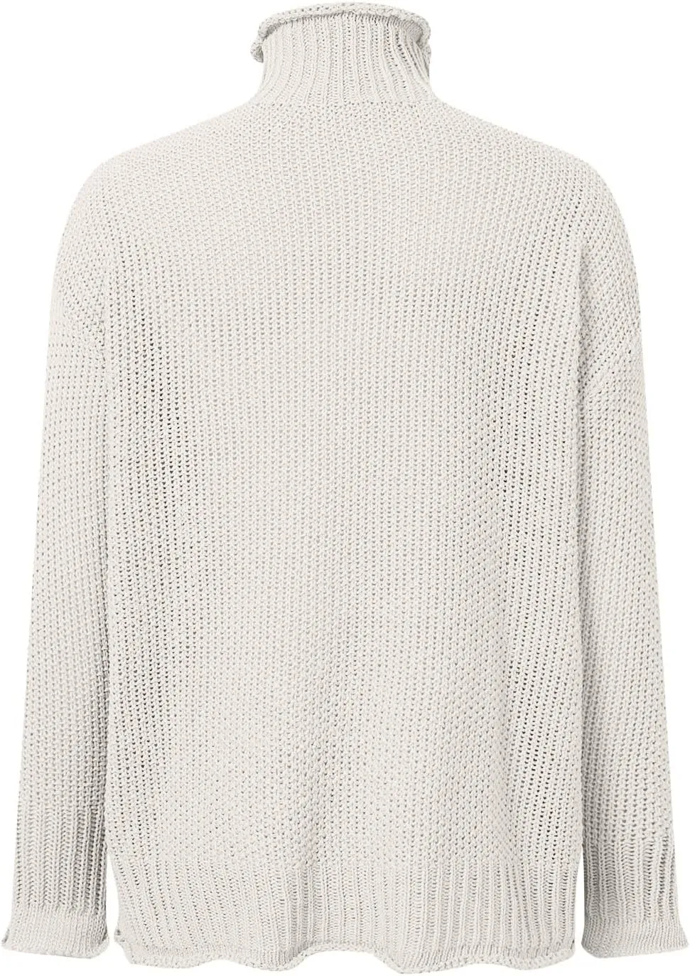 Womens Oversized Mock Neck Batwing Long Sleeve Knit Tunic Sweater Tops 2024 Fall Trendy Pullover Tops
