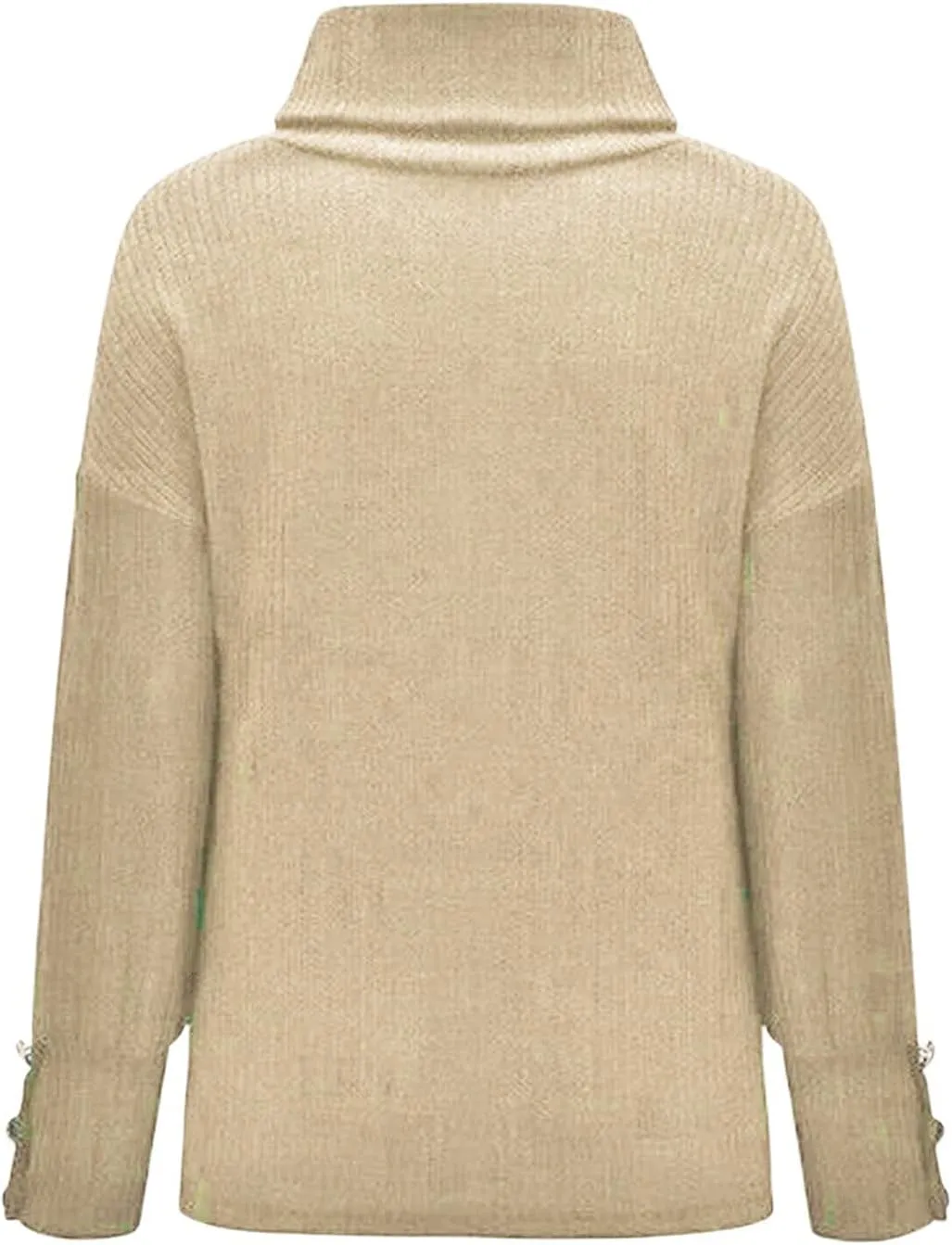 Women's Oversized Turtleneck Chunky Pullover Sweaters Cowl Neck Long Sleeve Winter Slouchy Loose Knit Sweaters