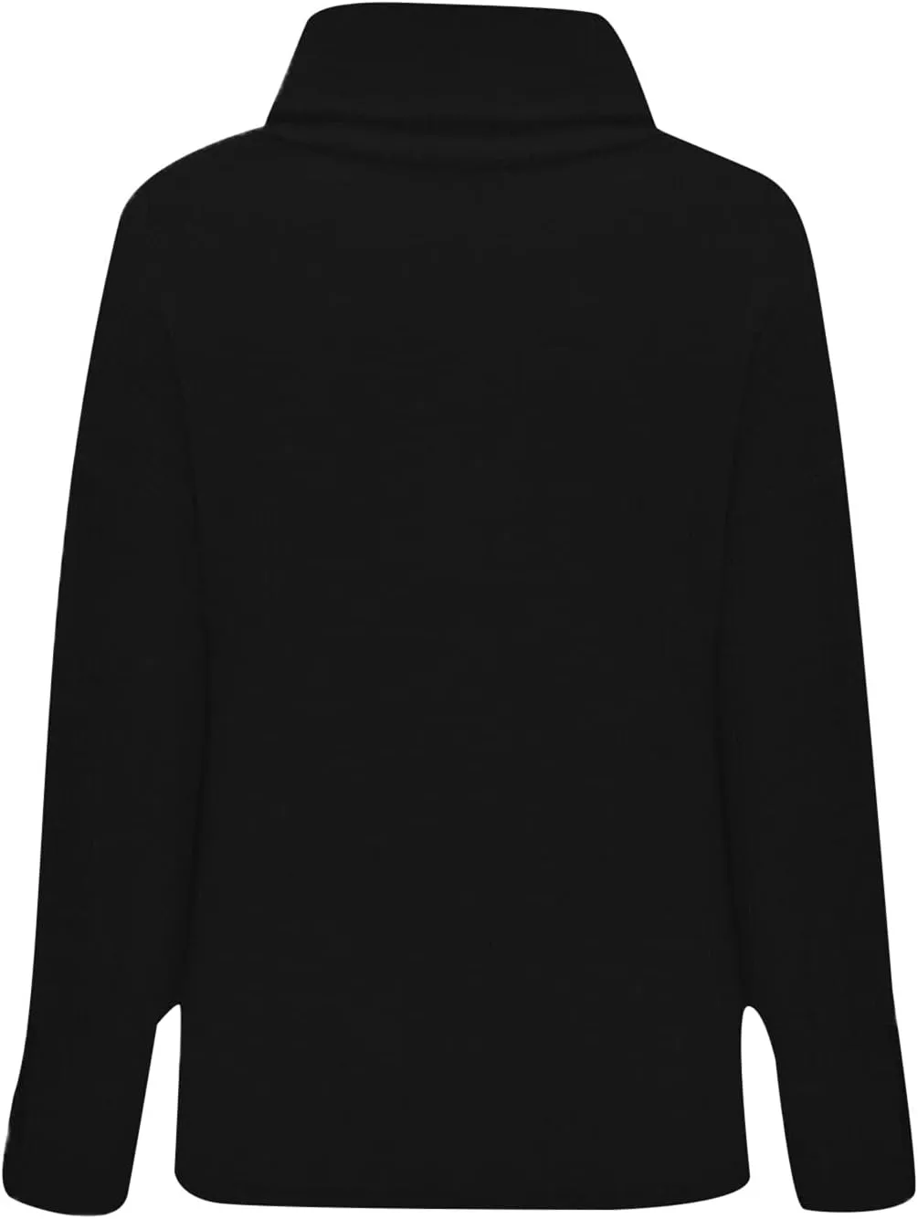 Women's Oversized Turtleneck Chunky Pullover Sweaters Cowl Neck Long Sleeve Winter Slouchy Loose Knit Sweaters