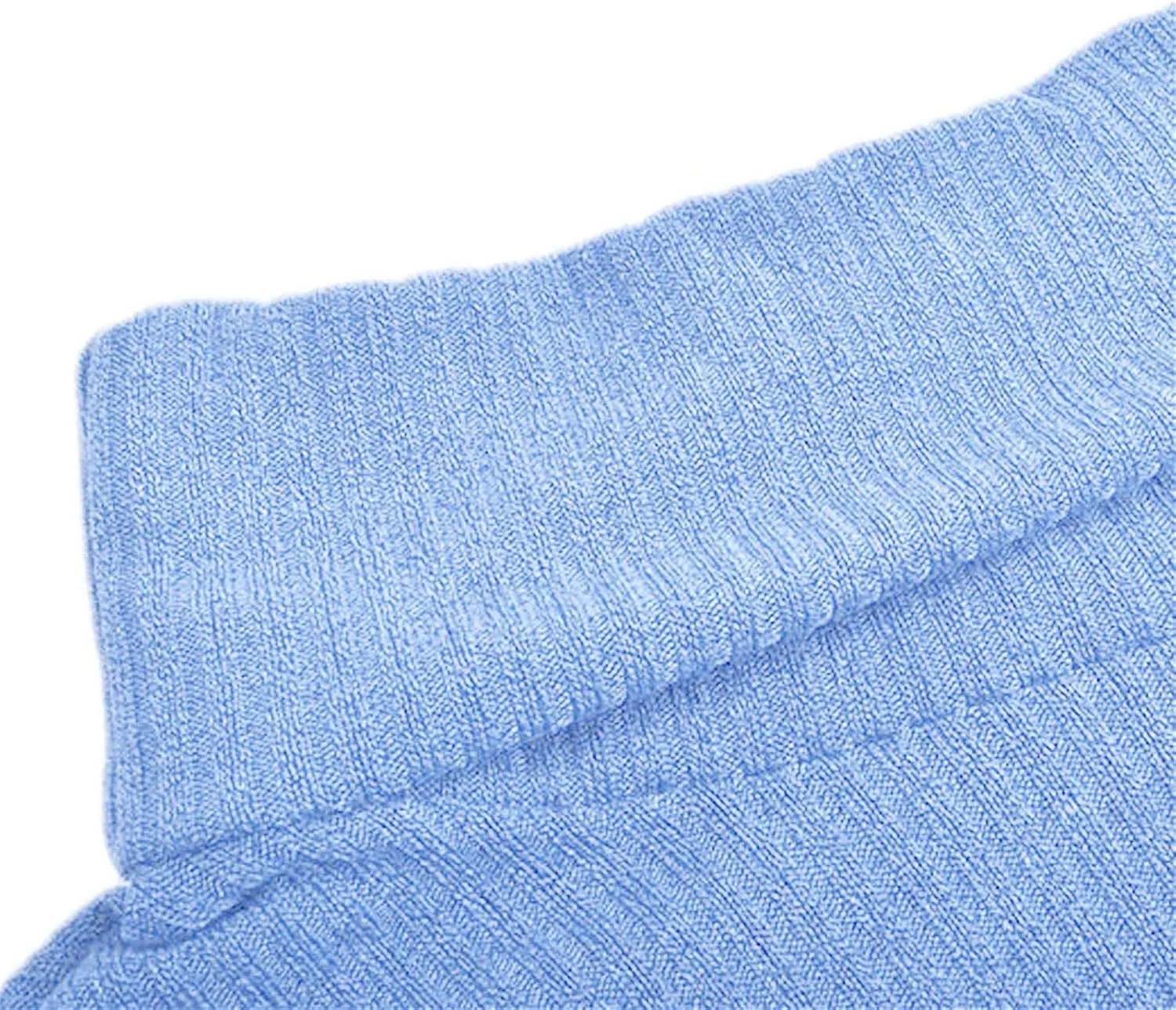 Women's Oversized Turtleneck Chunky Pullover Sweaters Cowl Neck Long Sleeve Winter Slouchy Loose Knit Sweaters