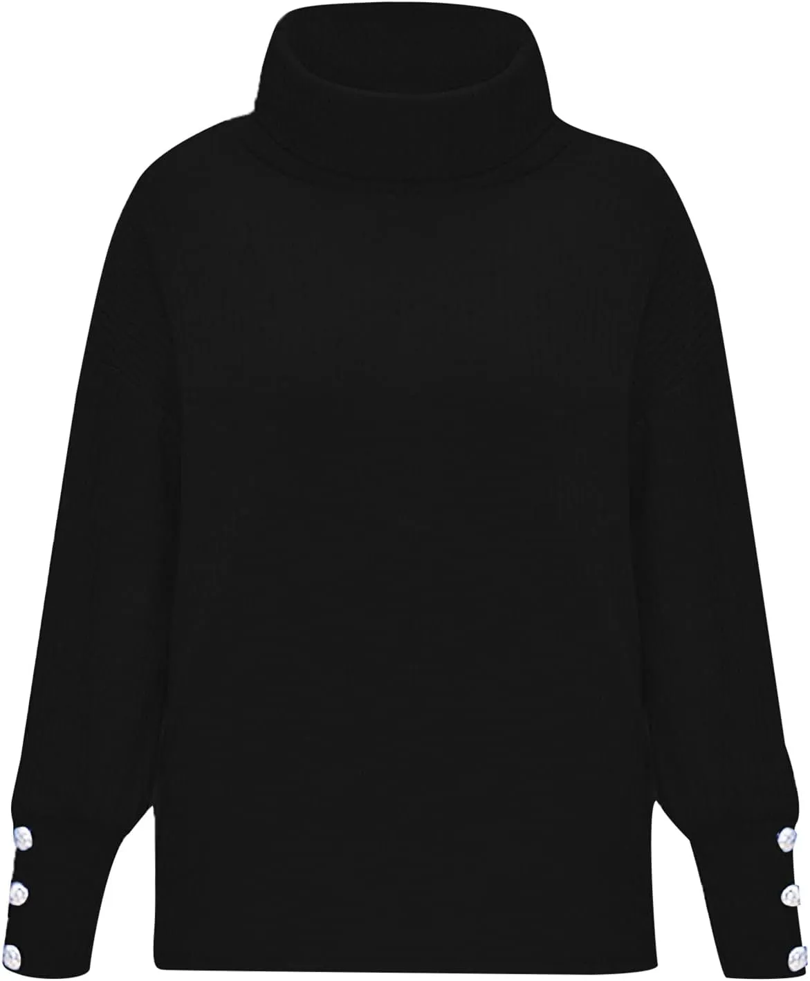 Women's Oversized Turtleneck Chunky Pullover Sweaters Cowl Neck Long Sleeve Winter Slouchy Loose Knit Sweaters
