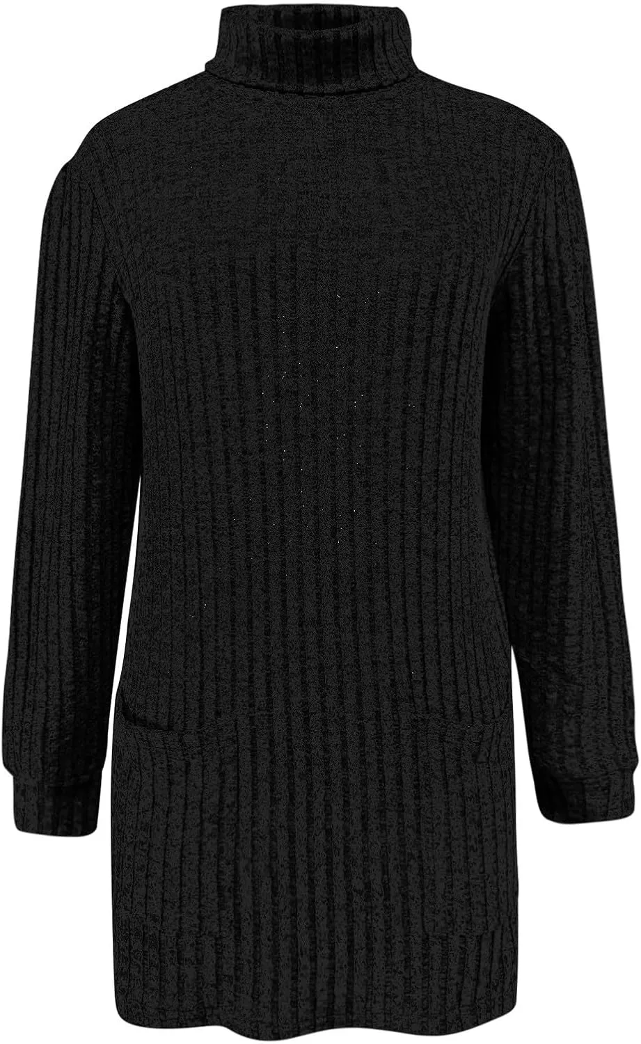 Womens Oversized Turtleneck Sweaters Mock Neck Slim Fit Ribbed Knit Pullover Jumpers Tunic Sweaters for Leggings