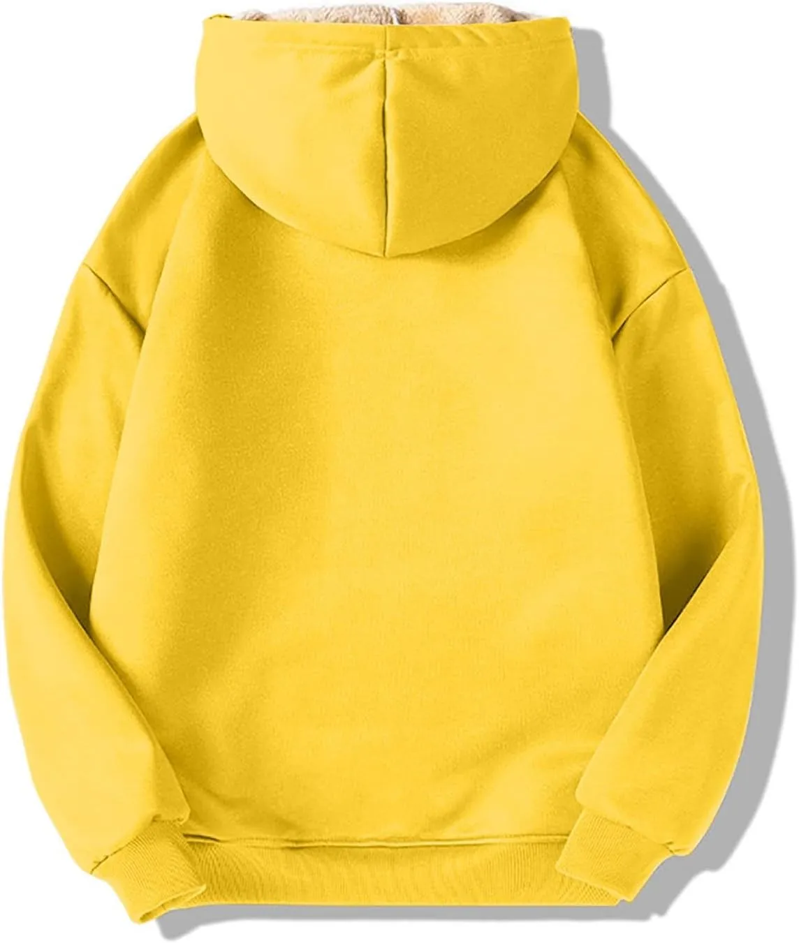 Womens Plus Size Sherpa Lined Hoodies Winter Warm Fleece Hooded Sweatshirt Casual Thermal Tops with Pocket