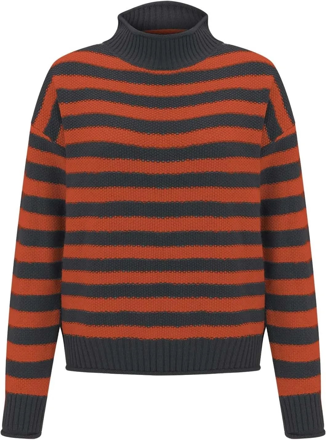 Women's Soft Turtleneck Sweater Loose Large Size Thick Knitted Sweater Bottom Shirt Sweater Dresses for Women 2024