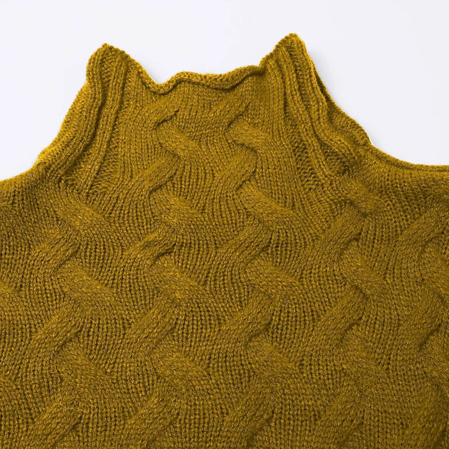 Womens Sweaters Turtleneck Color Block Long Sleeve Knitwear 2024 Fall Classic Oversized Pullover Sweaters Jumper Tops