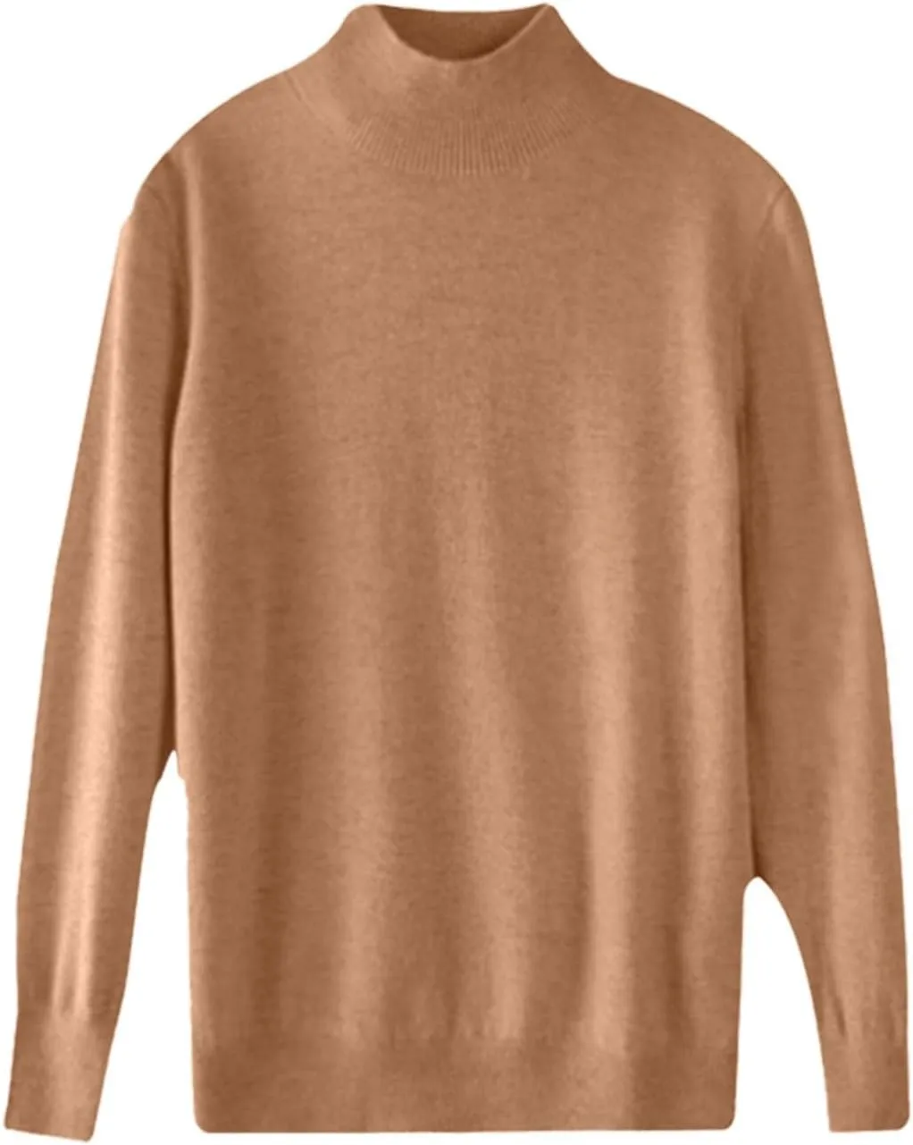 Womens Turtleneck Oversized Sweaters Loose Large Size Thick Knitted Sweater Bottom Shirt Women's Sweaters Fall
