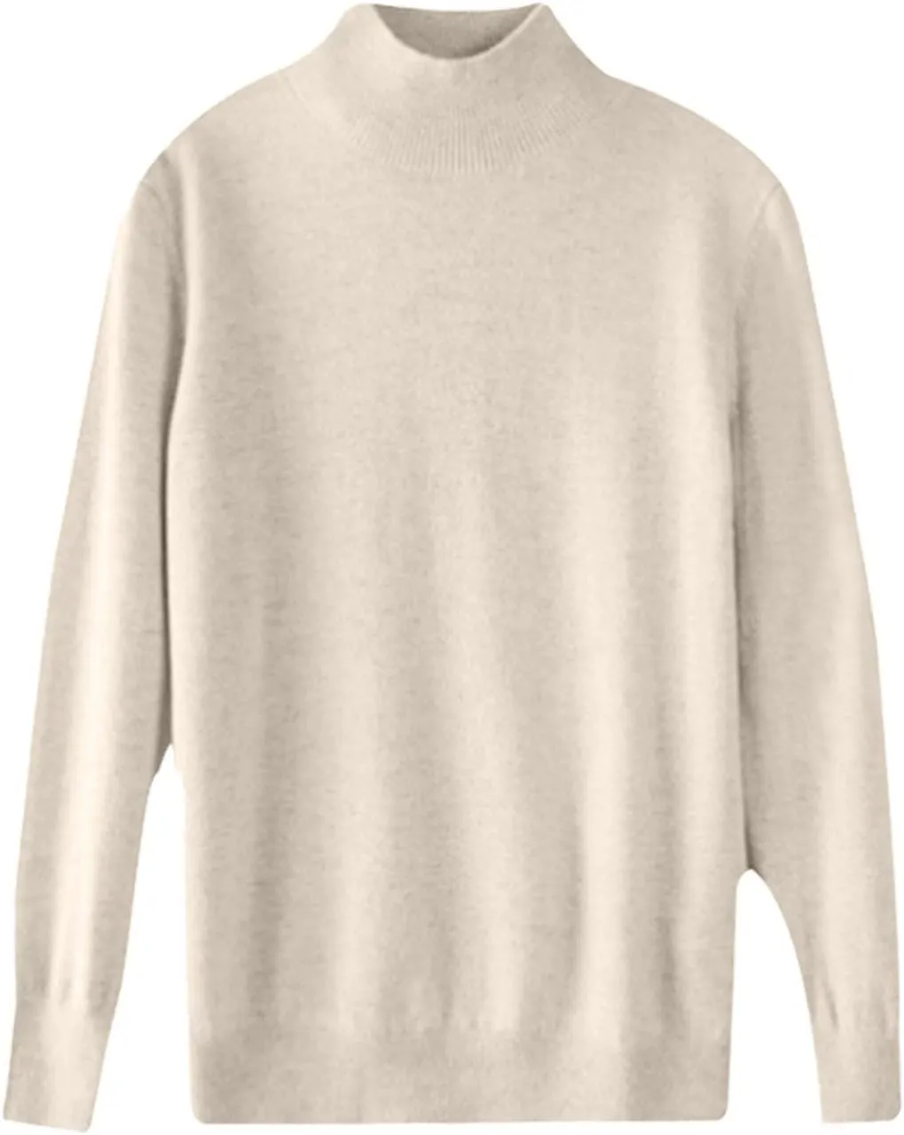 Womens Turtleneck Oversized Sweaters Loose Large Size Thick Knitted Sweater Bottom Shirt Women's Sweaters Fall