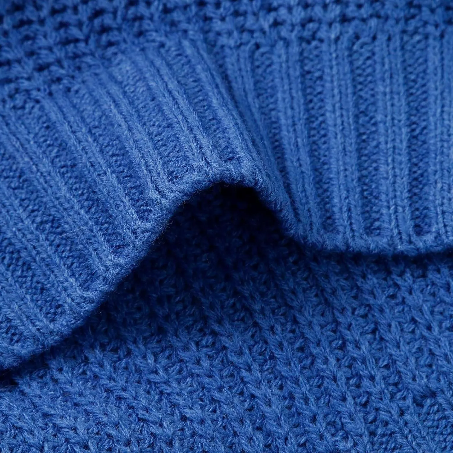 Womens Turtleneck Sweater Long Sleeve Solid Color Sweater Casual Trendy Sweater Regular Fit Sweats Knitted Sweater