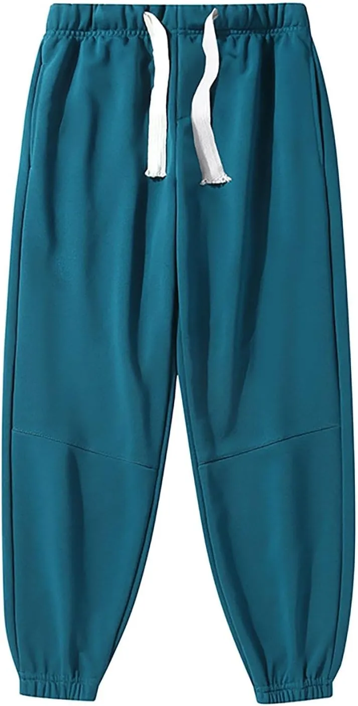 Womens Warm Sherpa Lined Sweatpants Cinch Bottom Athletic Jogger Casul Baggy Fleece Pants