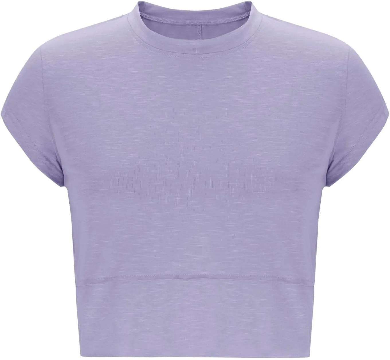 Workout Cropped Tops for Women Flowy Athletic Tops Oversized Loose Fit Running Yoga Quick Dry Soft Crewneck Tees