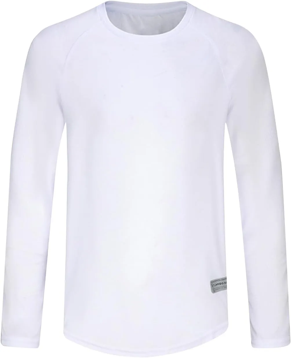 Workout Shirts for Men Lightweight Breathable Long Sleeve Athletic Running Gym Workout Tee Tops Casual Pullover