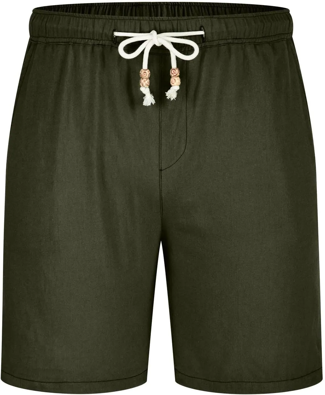 Workout Shorts Men Casual Hiking Shorts Lightweight Beach Shorts Summer Vacation Elastic Waist Lounge Shorts