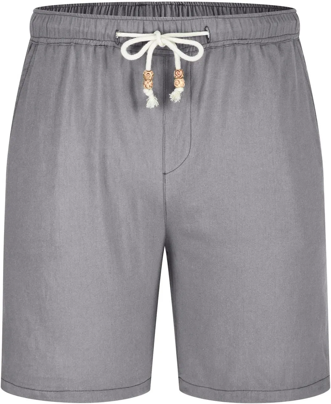Workout Shorts Men Casual Hiking Shorts Lightweight Beach Shorts Summer Vacation Elastic Waist Lounge Shorts