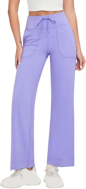 Yoga Pants with Side Pockets, Bell Bottoms for Women,Womens Trouser Pants,Womens Leggings High Waisted